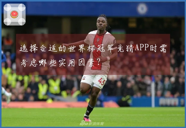 选择合适的世界杯冠军竞猜APP时需考虑哪些实用因素？